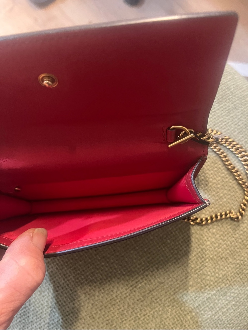 🍒 WOC Gucci Cherries 🍒
PVC Coated Canvas w/ COA
like NEW - Picture 8 of 14